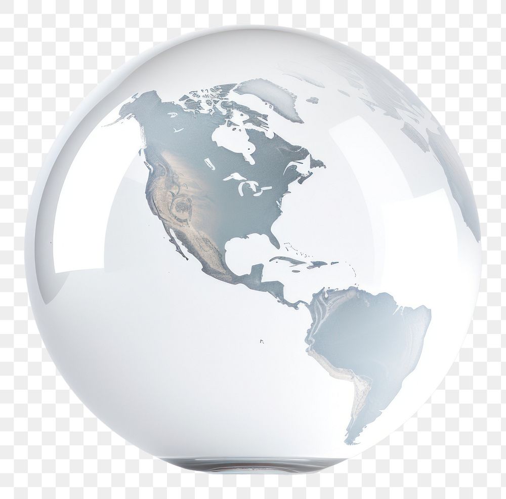 PNG Globe Icon transparent sphere planet.