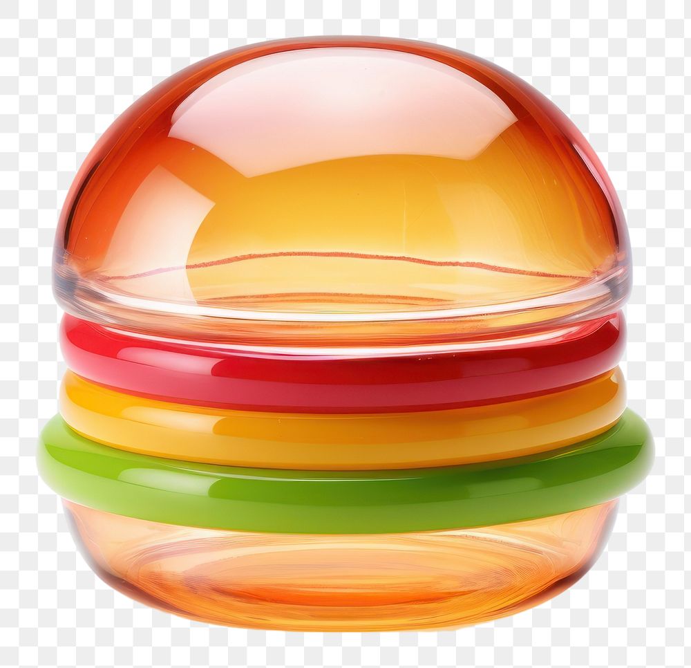PNG Hamburger toy sphere shape glass.