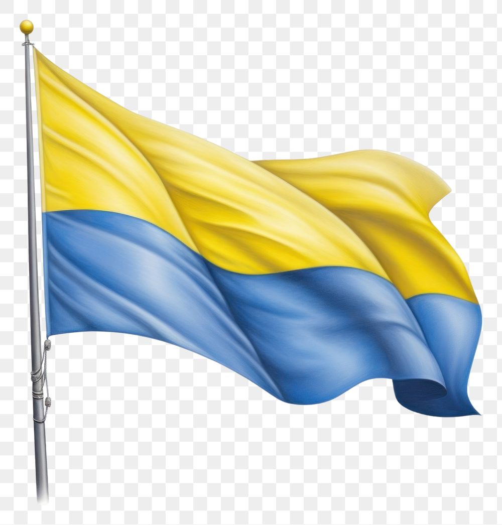 PNG  Ukraine flag white background patriotism insignia. AI generated Image by rawpixel.