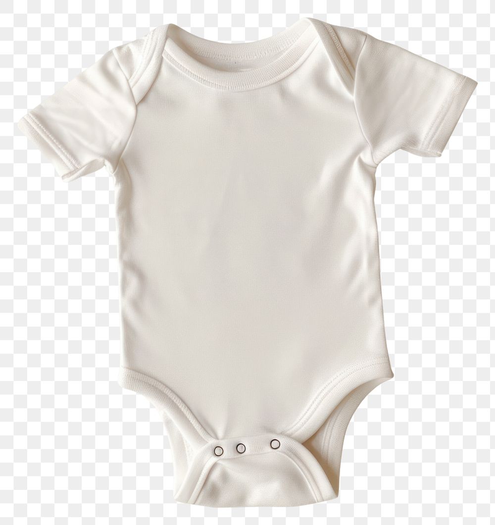 PNG Baby bodysuite mockup sleeve beginnings innocence.