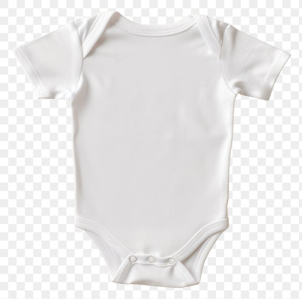 PNG Baby bodysuite mockup sleeve white baby.