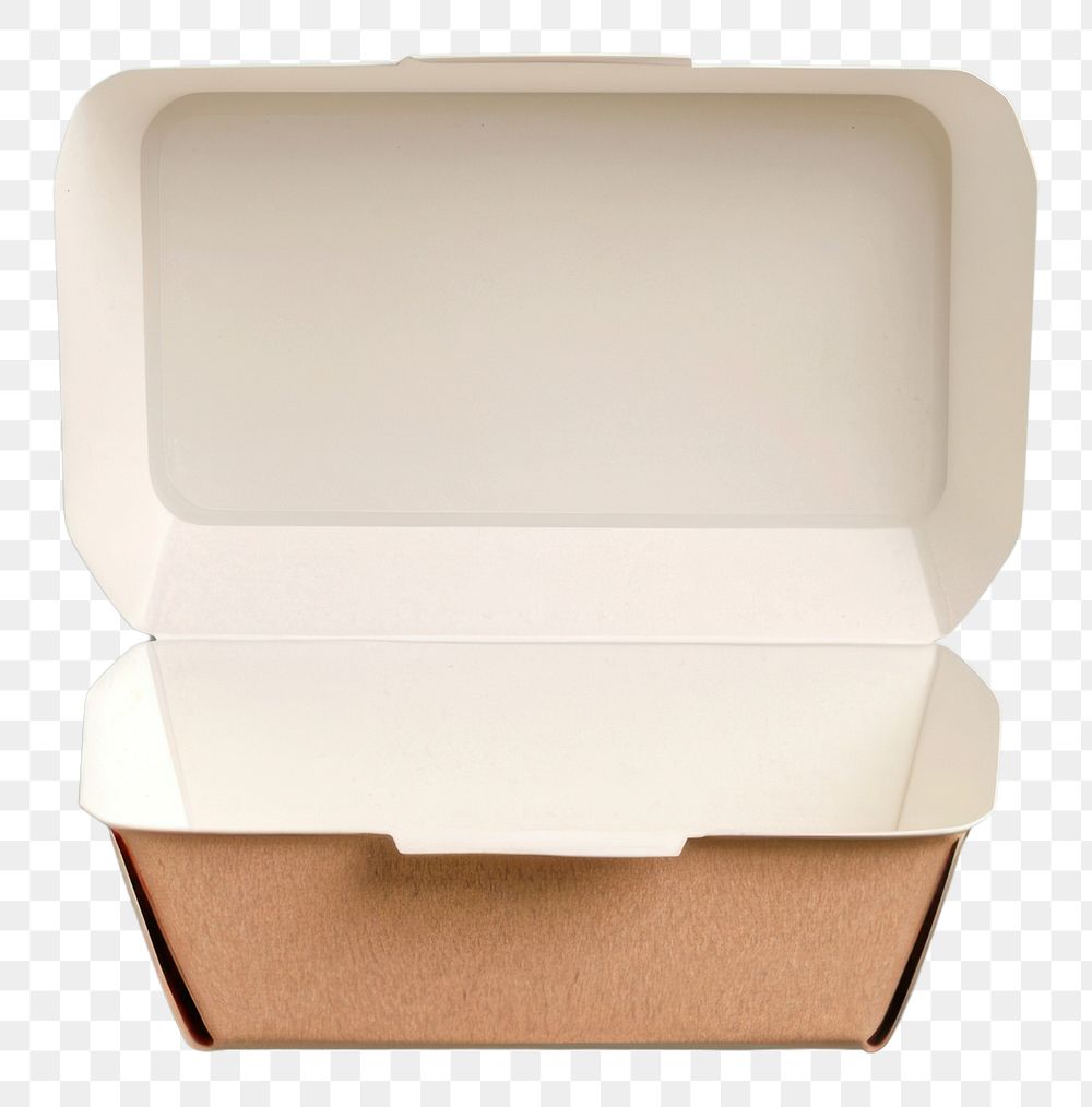 PNG Paper lunchbox mockup carton paper simplicity.