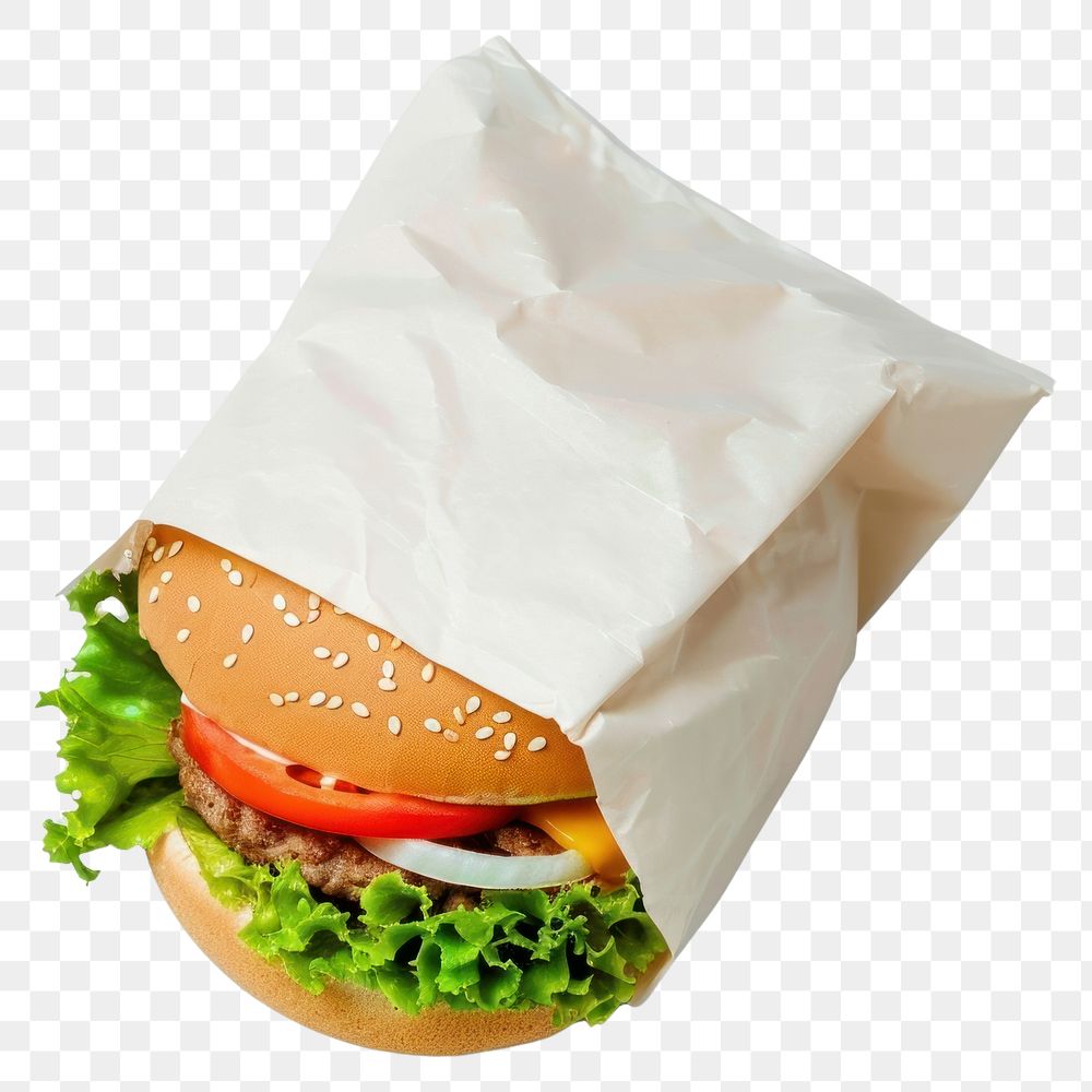 PNG Paper hamburger packaging paper food vegetable.