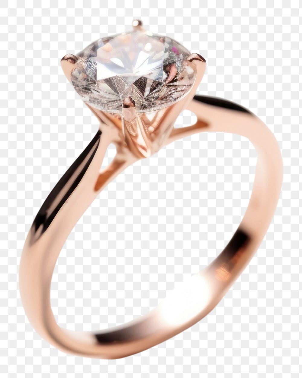 PNG Diamond on the ring gemstone jewelry silver. AI generated Image by rawpixel.