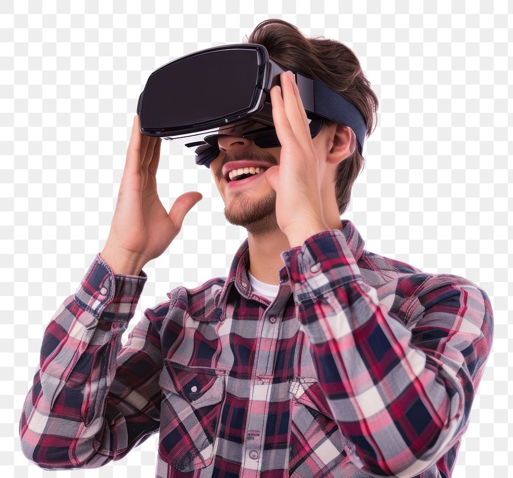 PNG  Virtual reality headset photo white background photography.