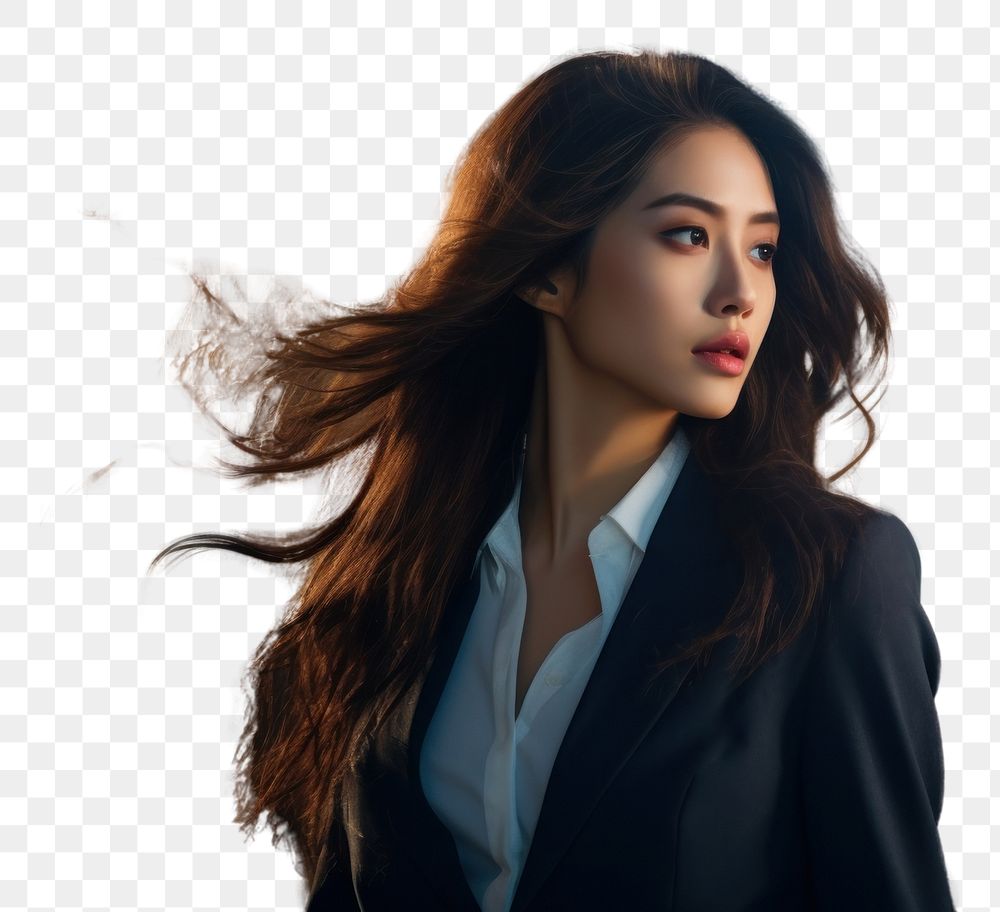 PNG Thai businesswoman portrait adult photo. AI generated Image by rawpixel.