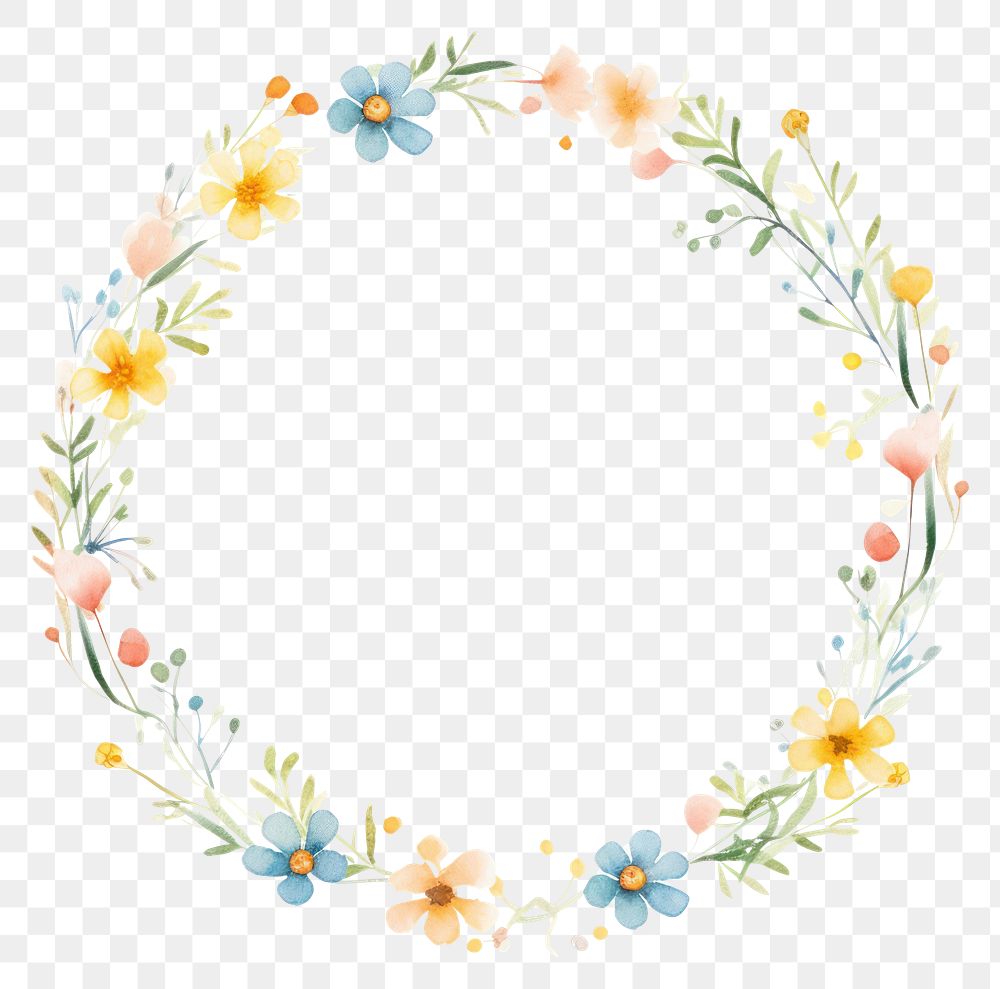 PNG Little flower circle border | Premium PNG - rawpixel