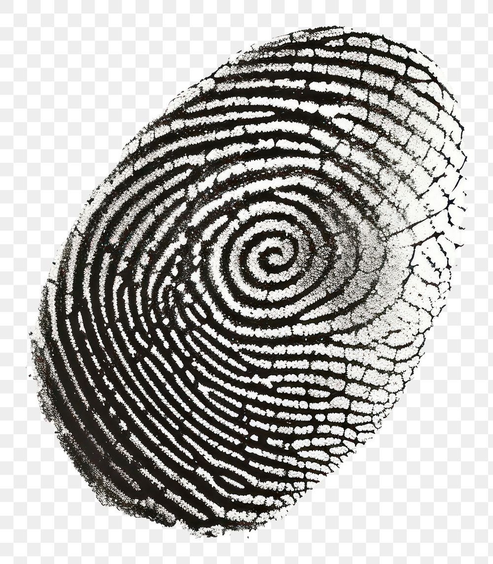 PNG  Fingers print spiral white background concentric.