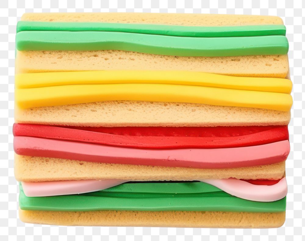 PNG  Plasticine of sandwich food confectionery freshness.