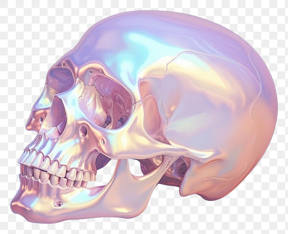 PNG  Skull art science biology.