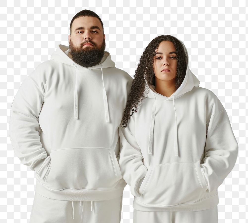 PNG Hoodie mockup sweatshirt hoodie white.