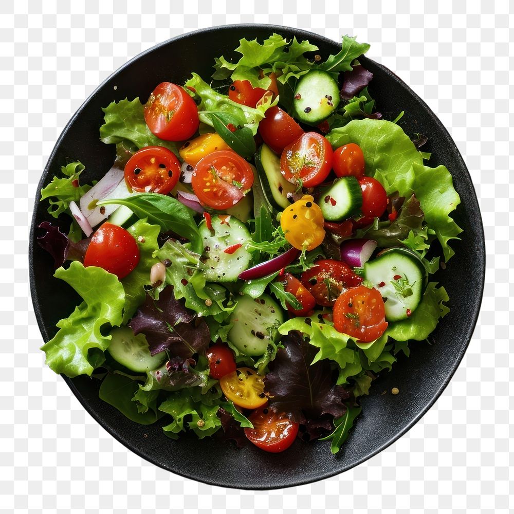 PNG  Healthy salad food plate mozzarella