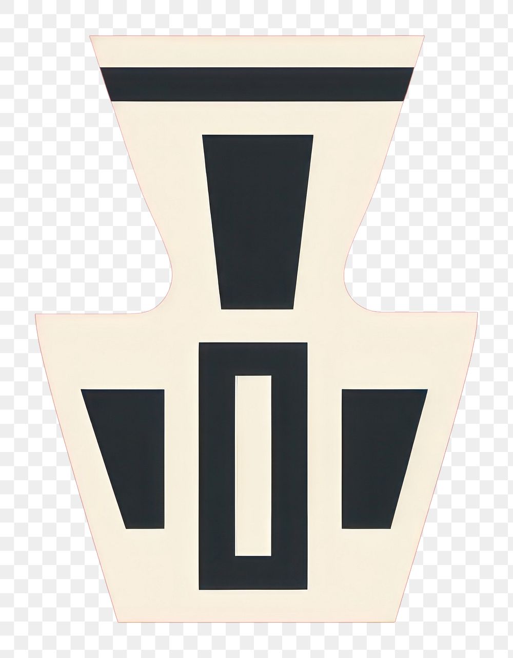 PNG  Vase icon logo pattern circle.