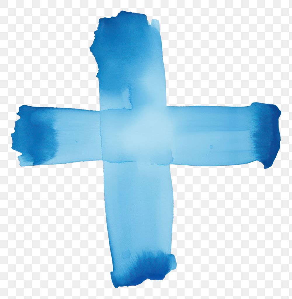 PNG  Cross symbol blue white background. AI generated Image by rawpixel.