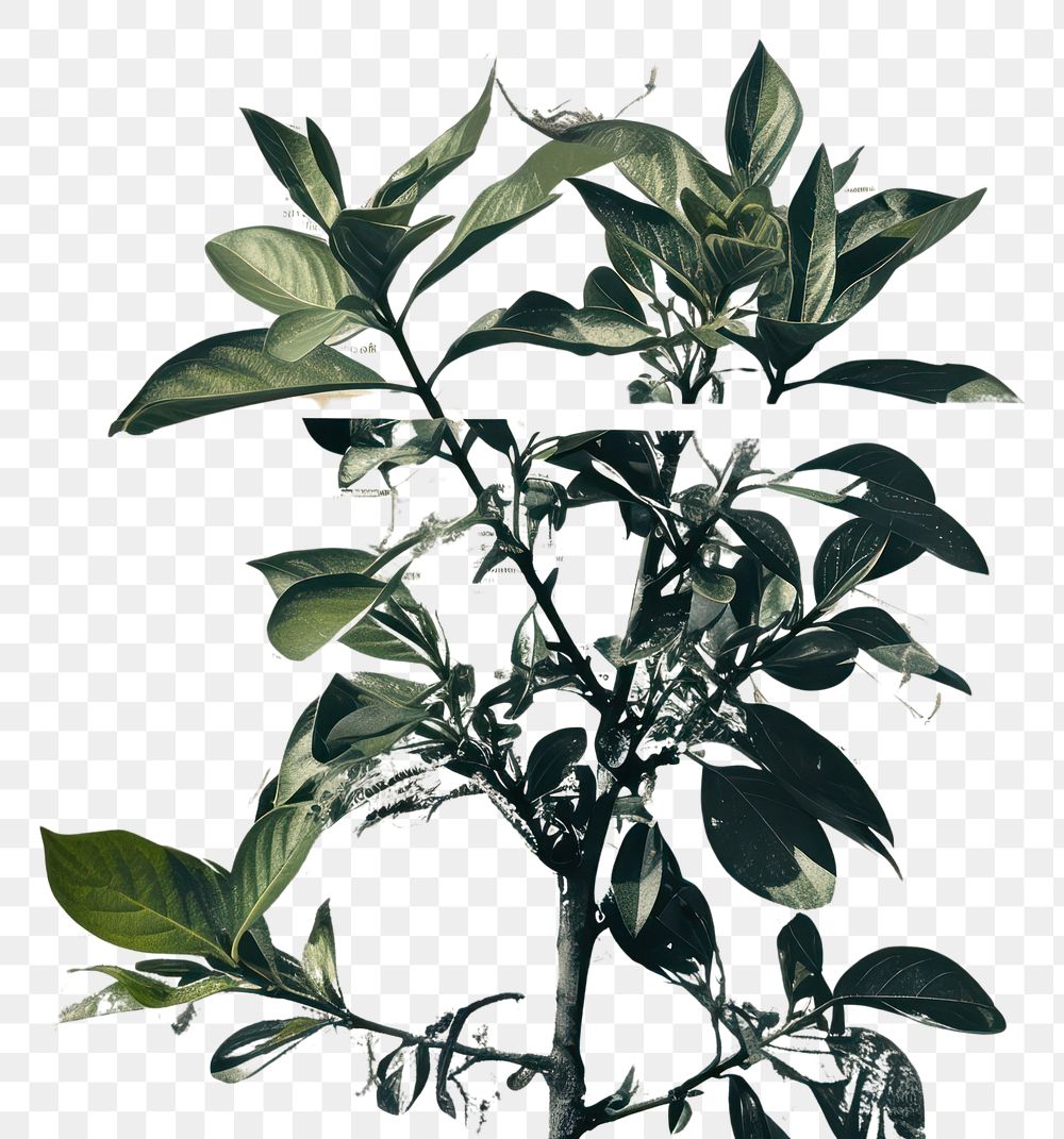 PNG Coffee ephemera border background herbs drawing plant.