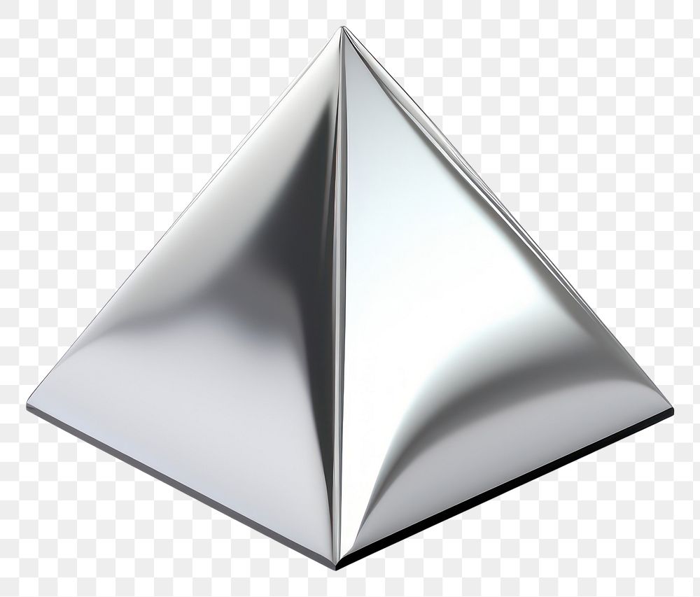 PNG Triangle Chrome material triangle white background electronics.