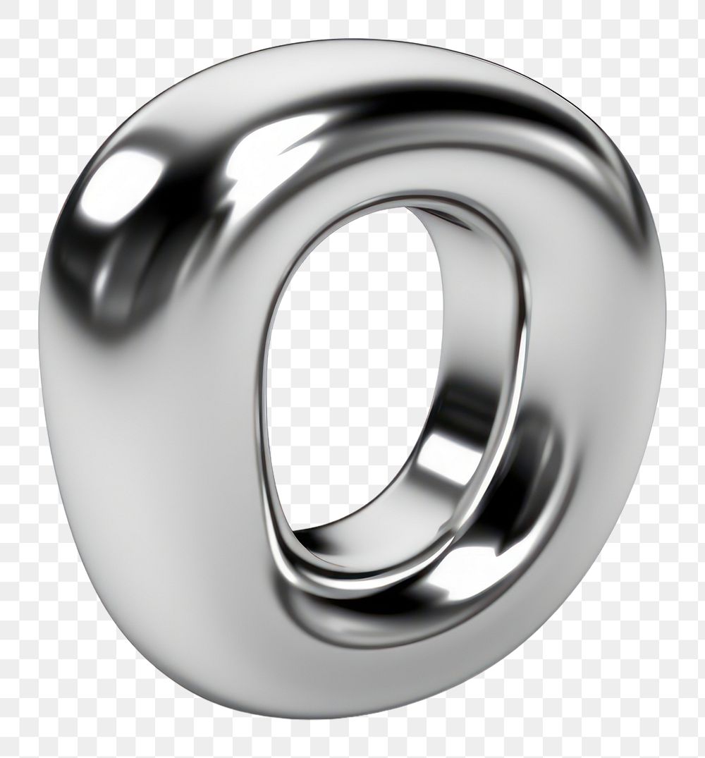 PNG Numbers Chrome material platinum jewelry silver.