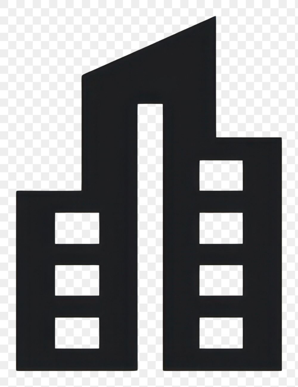 PNG  Building icon symbol logo architecture.