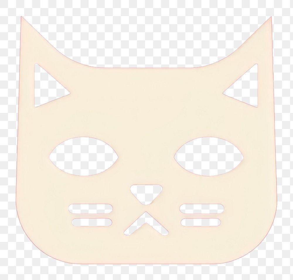 PNG  Cat icon logo carnivora portrait.