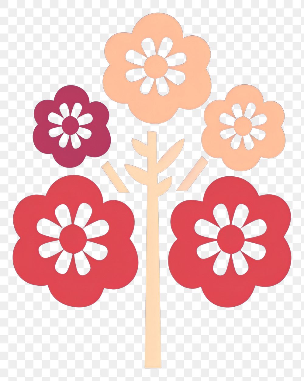 PNG  Flower bouquet icon pattern symbol plant.