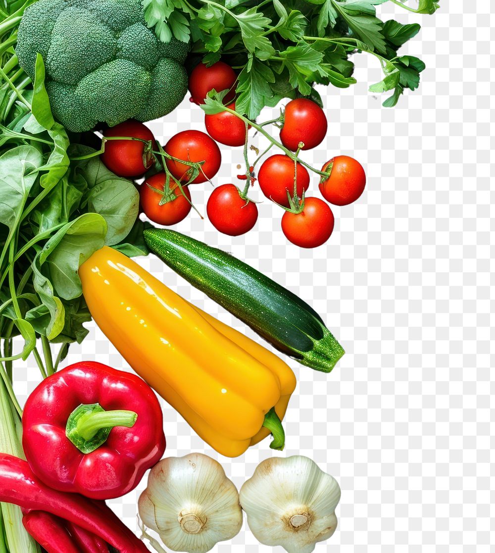 PNG  Fresh colorful organic vegetables backgrounds plant food.