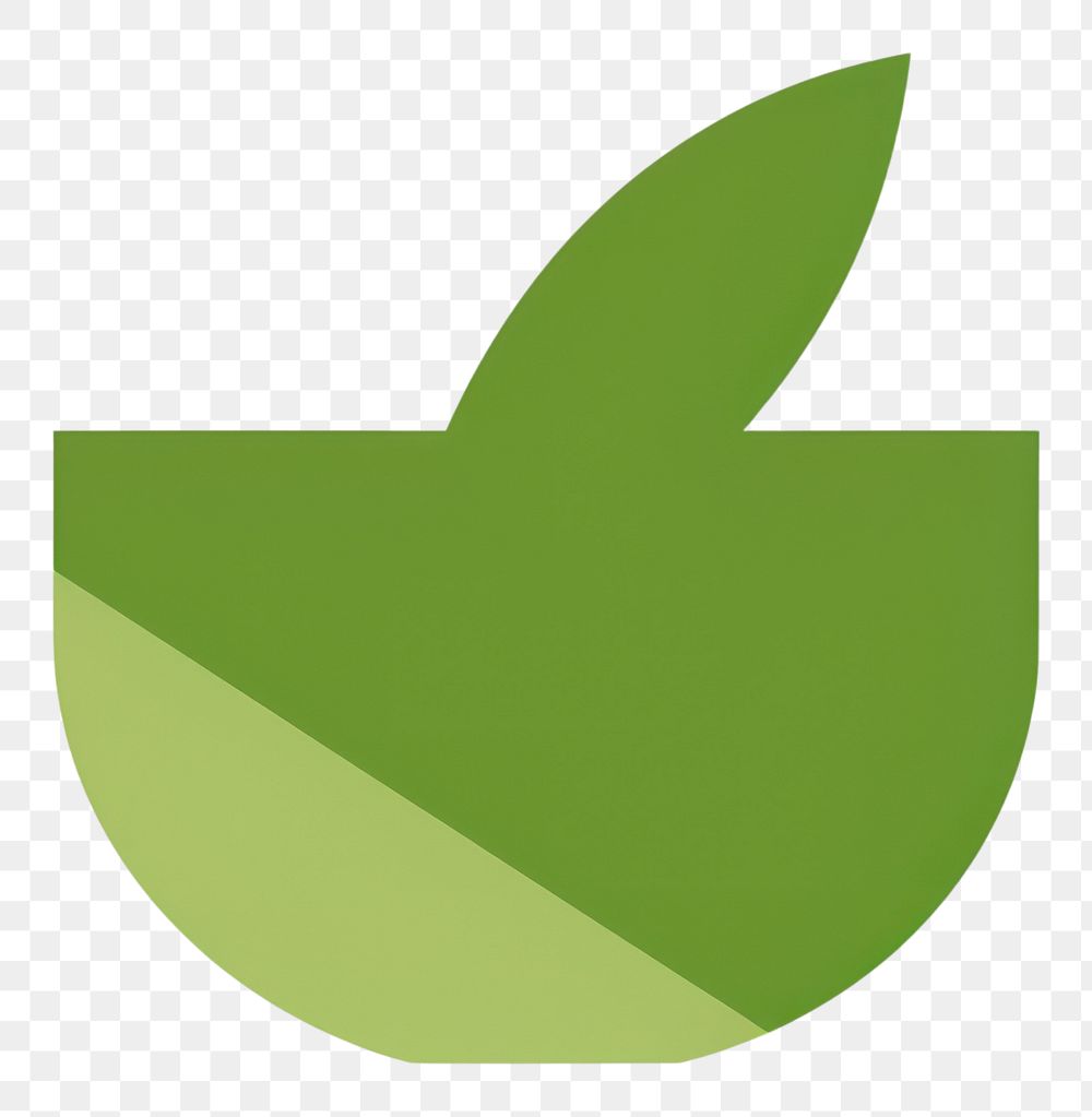 PNG  Green tea icon symbol plant logo.