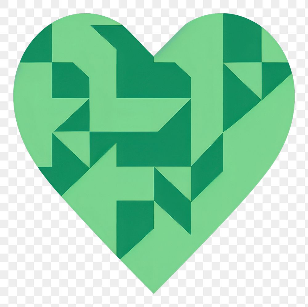 PNG  Green heart icon symbol logo dynamite.