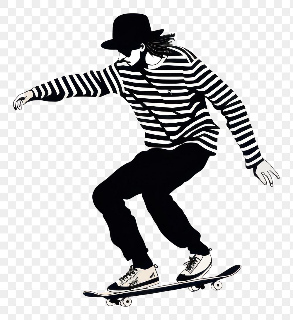 PNG Skateboarder skateboard skateboarder footwear.