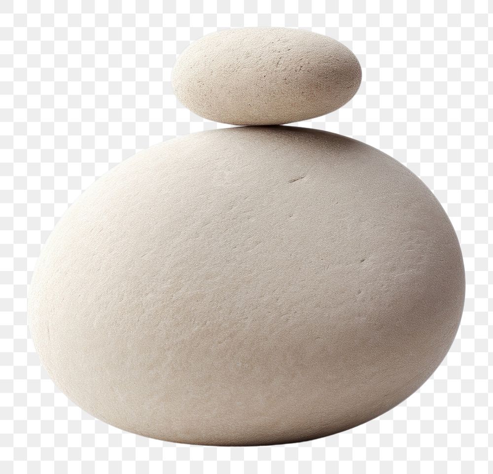 PNG One Zen stone pebble white background simplicity.