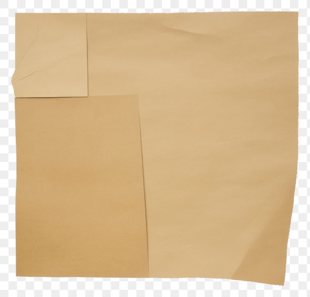 PNG  Kraft paper collage element envelope white background simplicity.