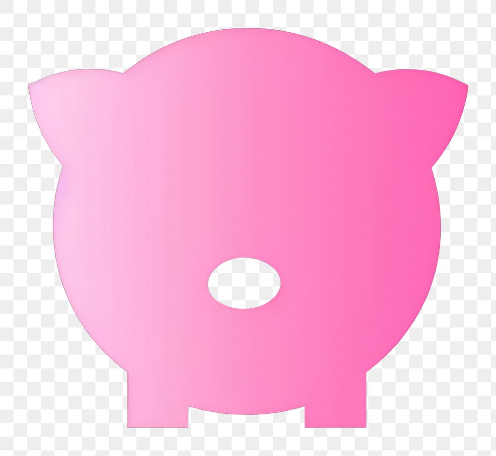 PNG  Piggy bank icon mammal purple investment.