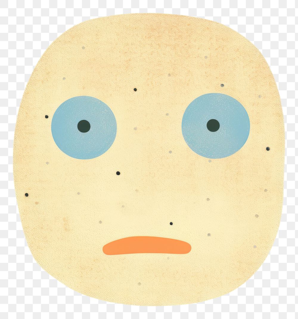 PNG  Cold face emoji anthropomorphic representation creativity. AI generated Image by rawpixel.