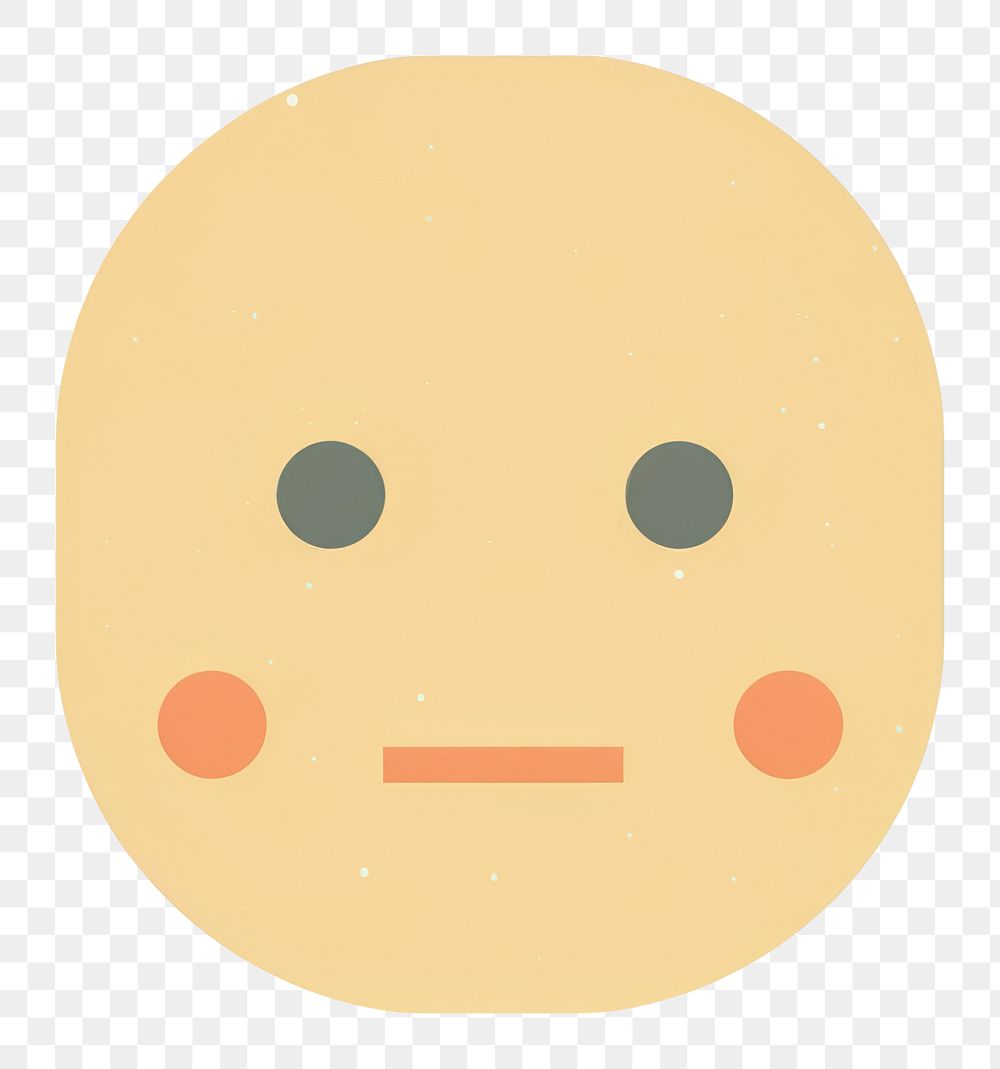 PNG  Shy face emoji anthropomorphic confectionery emoticon. AI generated Image by rawpixel.