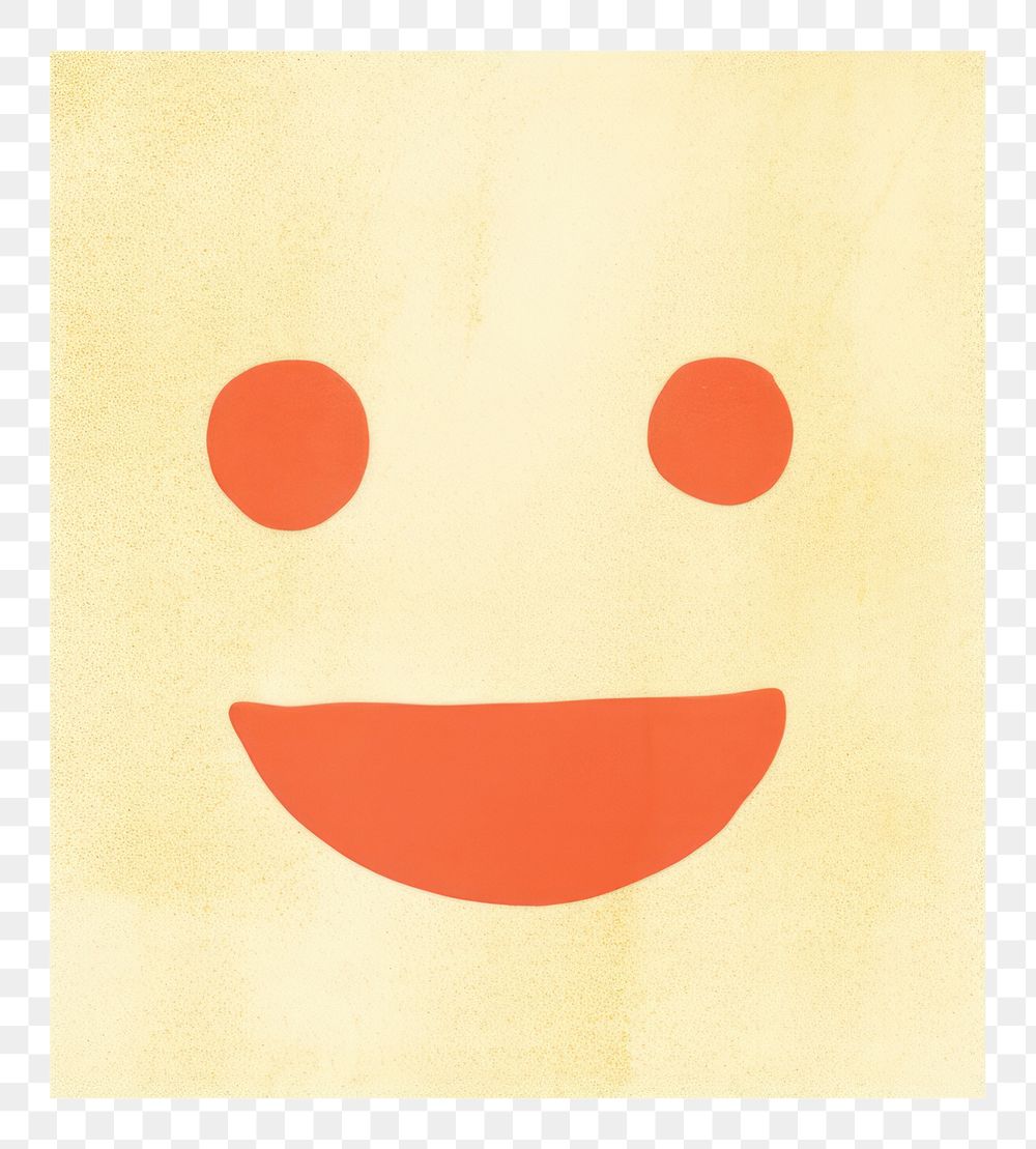 PNG  Smirking face emoji anthropomorphic creativity rectangle. AI generated Image by rawpixel.