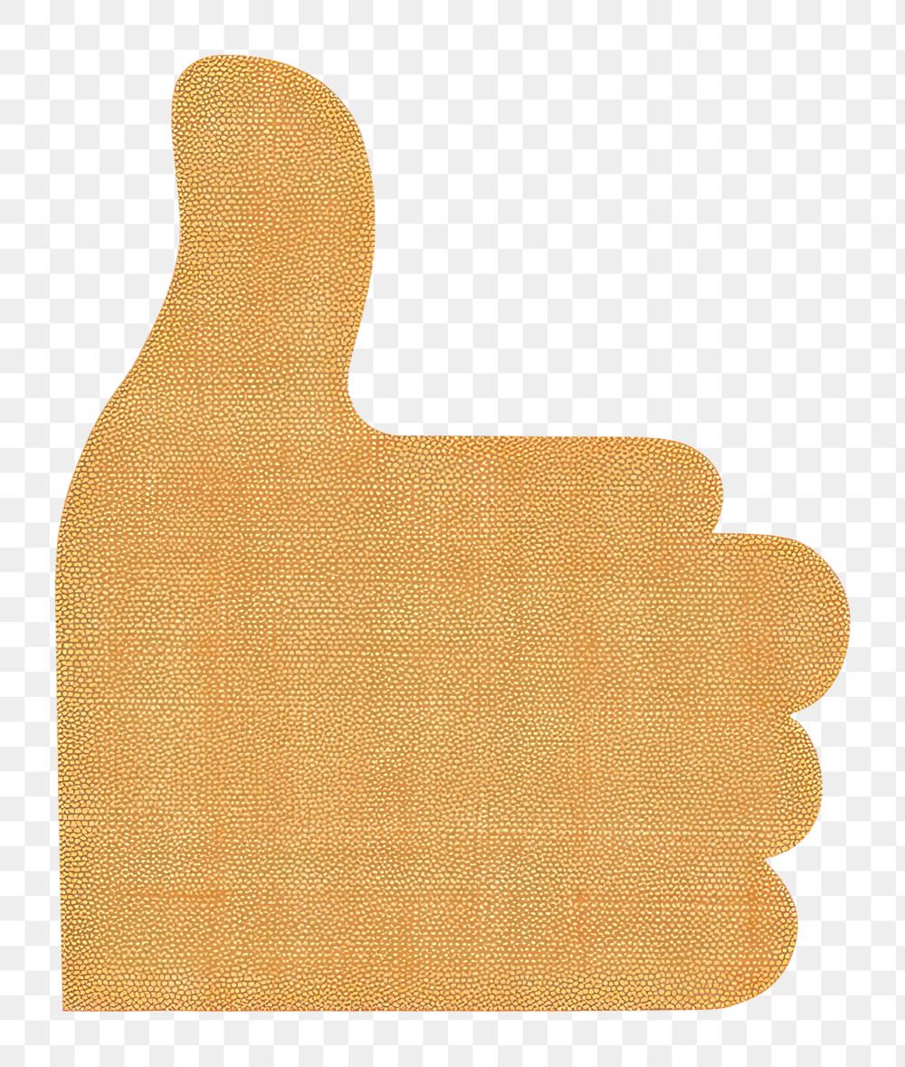 PNG  Thumbs up emoji finger hand white background. AI generated Image by rawpixel.