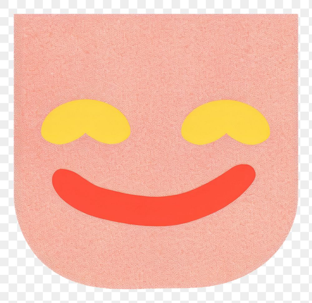 PNG  Wink face emoji white background anthropomorphic representation. AI generated Image by rawpixel.