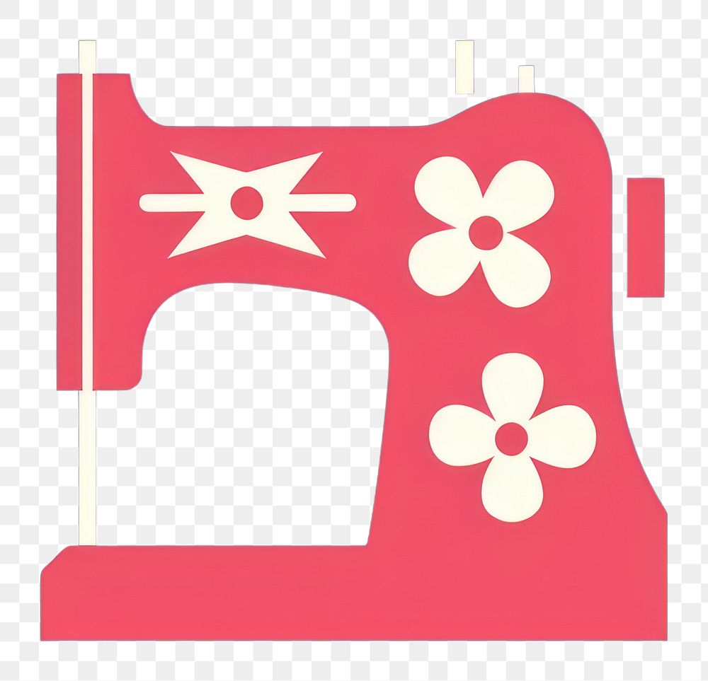 PNG  Sewing machine icon technology creativity machinery.