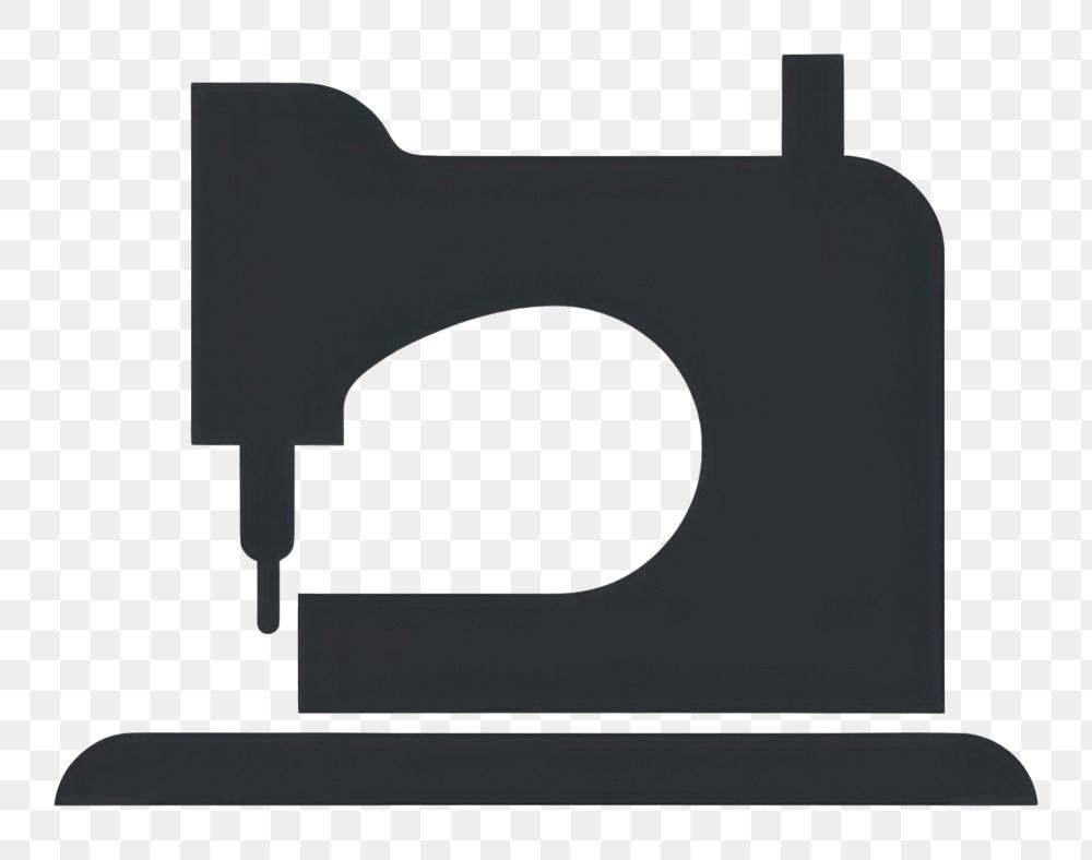 PNG  Sewing machine icon technology equipment machinery.