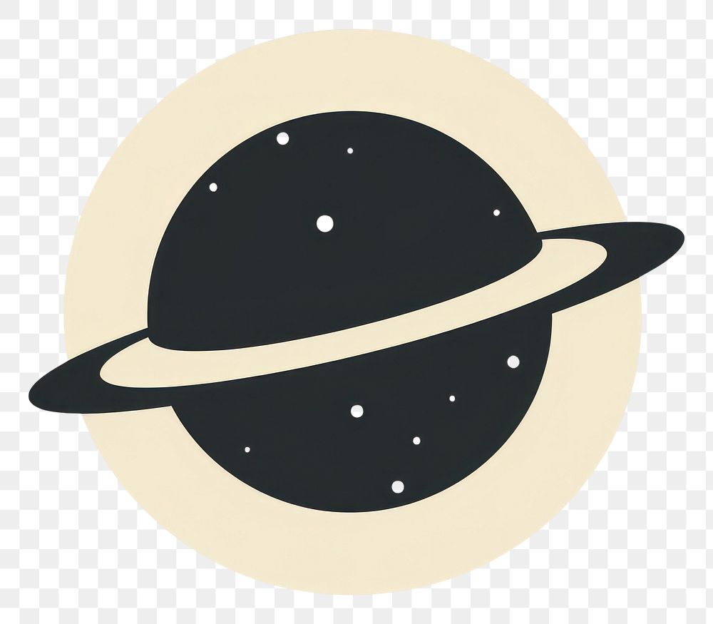 PNG Saturn icon astronomy shape space.