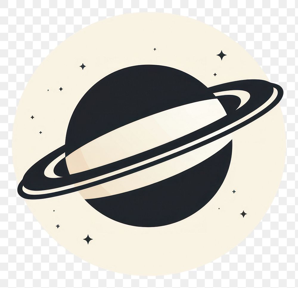 PNG Saturn icon astronomy planet shape.