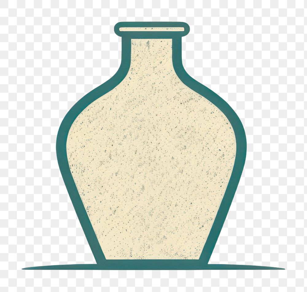 PNG Vase pottery bottle jar.