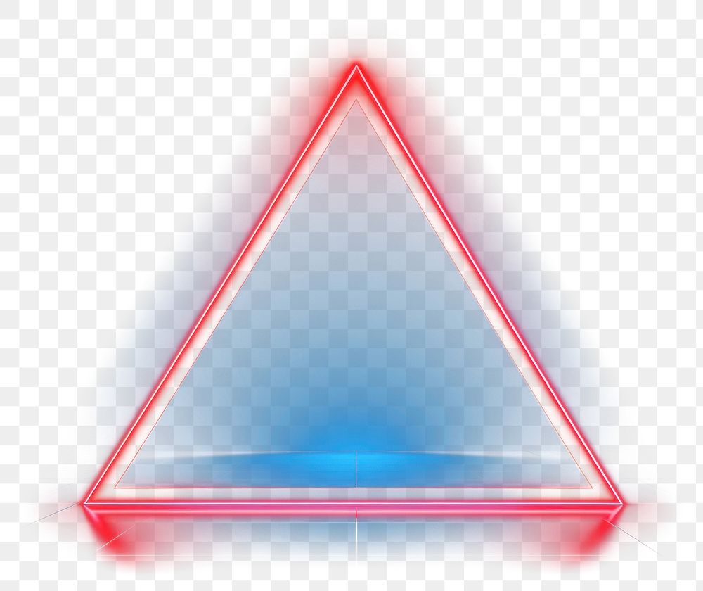 PNG Geometric shape background abstract neon sign.