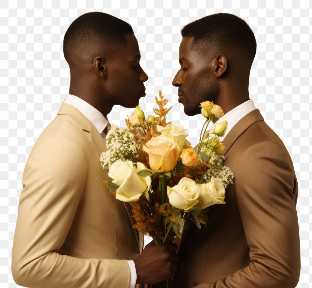PNG Lgbtq wedding flower adult plant. AI generated Image by rawpixel.