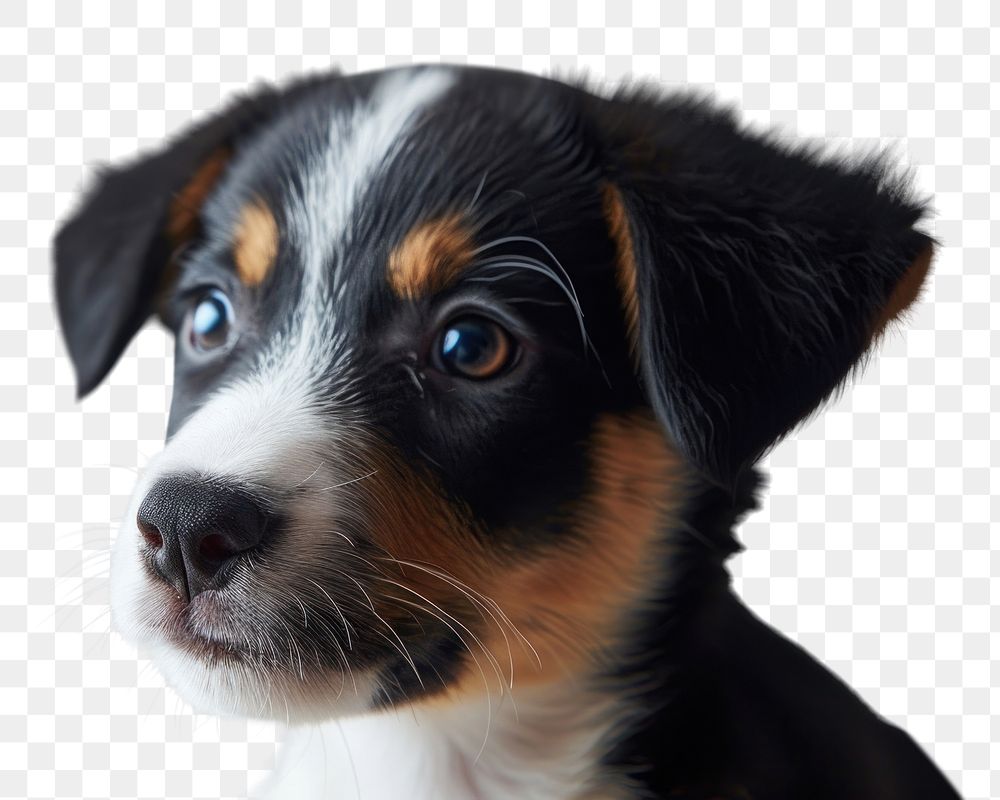 PNG Cute puppy portrait animal mammal. AI generated Image by rawpixel.