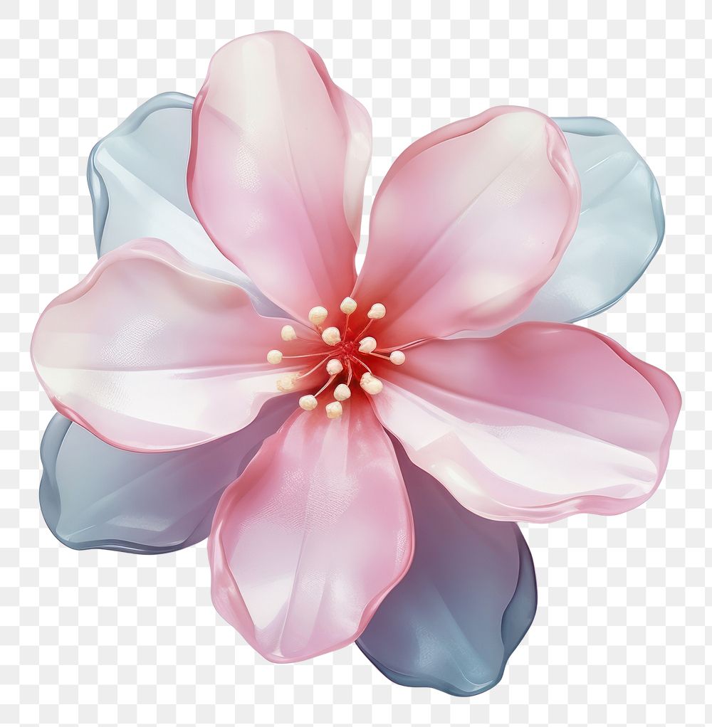 PNG Blossom iridescent jewelry flower petal