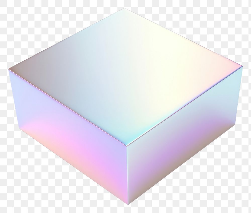 PNG Square iridescent box white background electronics.