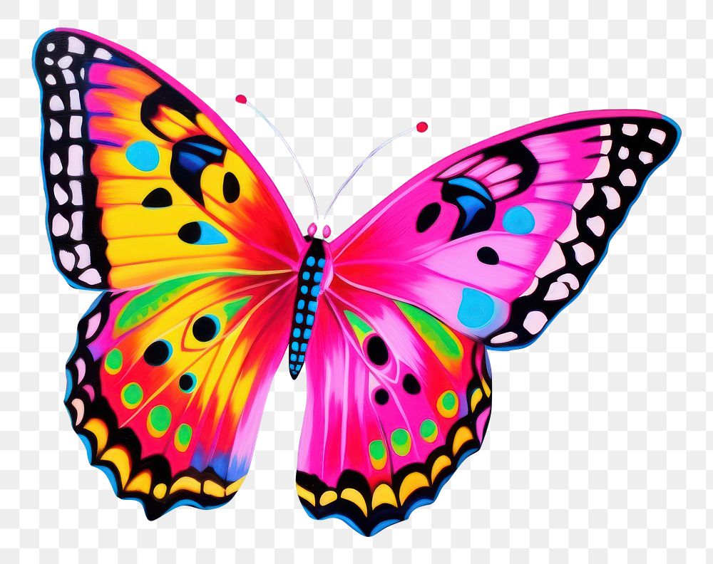 PNG  Buttlefly purple butterfly outdoors. AI generated Image by rawpixel.