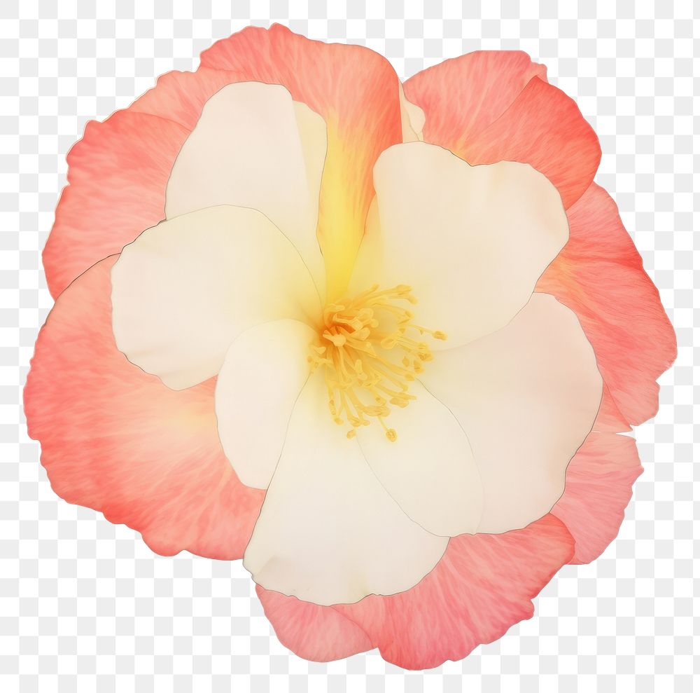 PNG Flower marble distort shape hibiscus blossom petal.