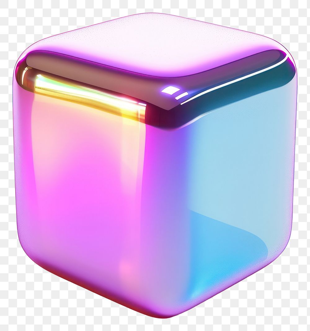 PNG Marketing icon iridescent white background futuristic rectangle.