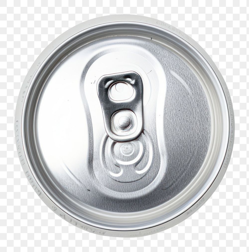 PNG  Aluminum can end aluminum white background refreshment.